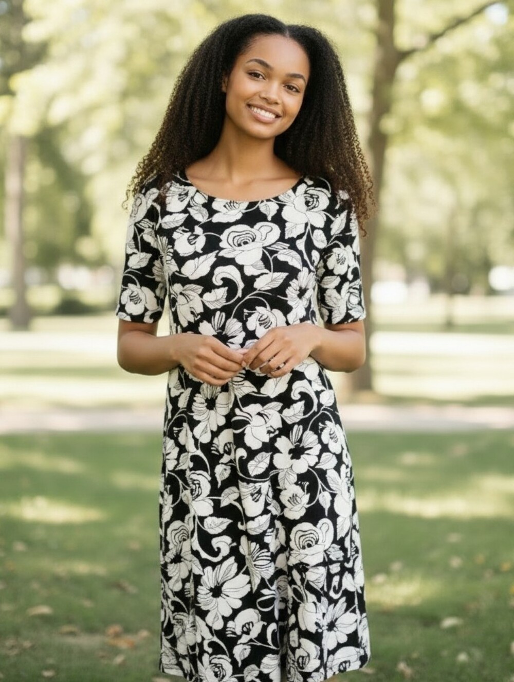 Maeve Oversized Smock Pocket Dress - Size 0